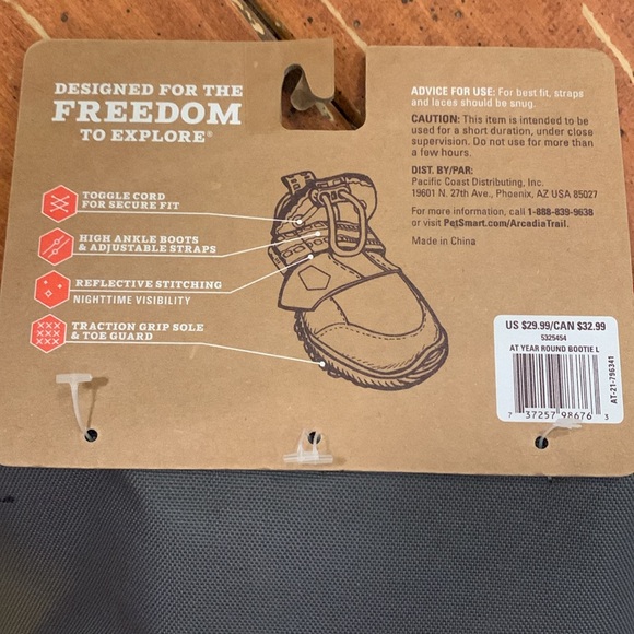 Arcadia Trail All-Terrain Dog Boots. Size Large - Picture 9 of 10